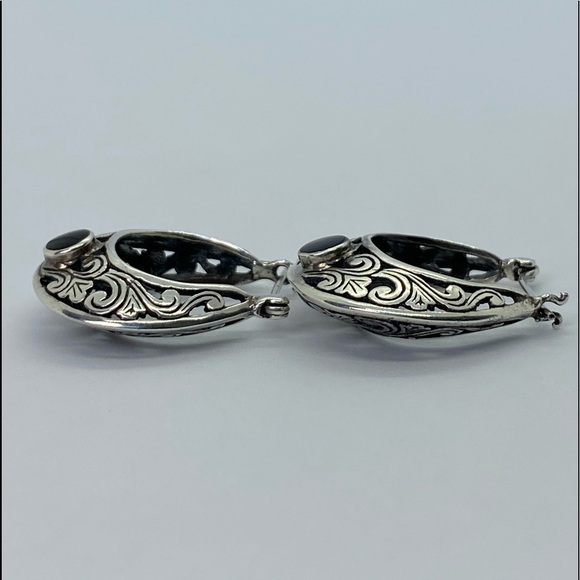 925 silver antique basket earrings✨ - Picture 4 of 8